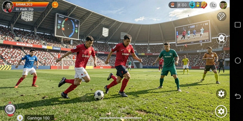 Tampilkan aksi seru dari gameplay olahraga di BANK303.