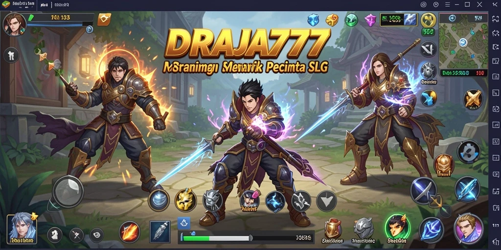Screenshot gameplay DRAJA777 yang menampilkan pertarungan strategi yang mendebarkan.
