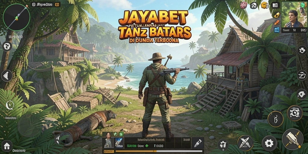 Tangkapan layar dari gameplay <strong>JAYABET</strong> yang menampilkan petualangan di dunia terbuka.