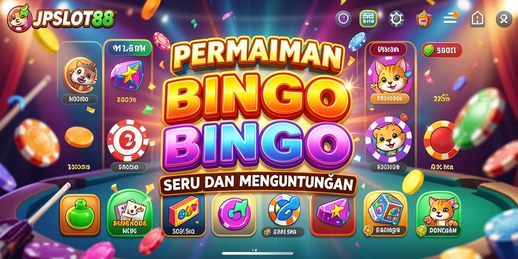Tampilan gameplay seru JPSLOT88 dalam permainan Bingo.