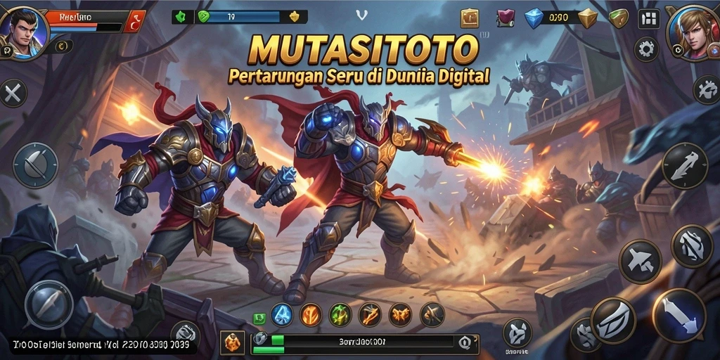 Gameplay seru bertarung di arena MUTASITOTO.