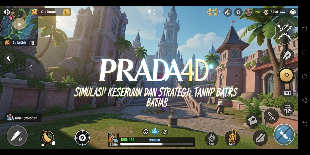 Tampilan screenshot gameplay PRADA4D yang menarik dan interaktif.
