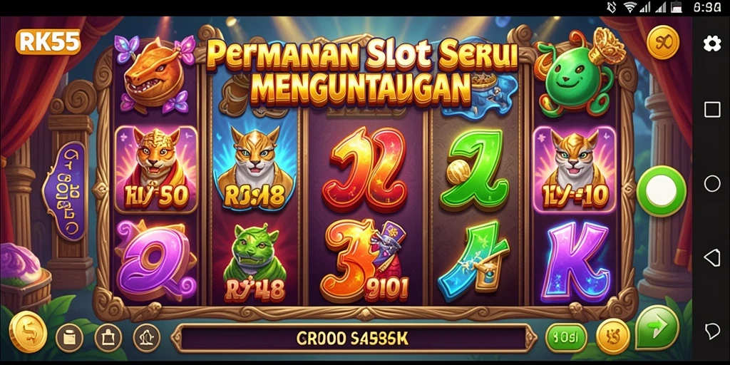 Tampilan menarik dari gameplay RK55 yang seru.