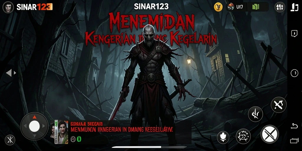 Tampak menegangkan saat menjelajahi kegelapan dalam SINAR123.