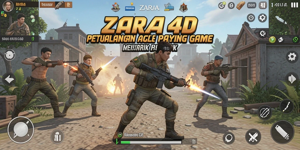 Tampilan gameplay ZARA4D yang mendebarkan dan penuh aksi.